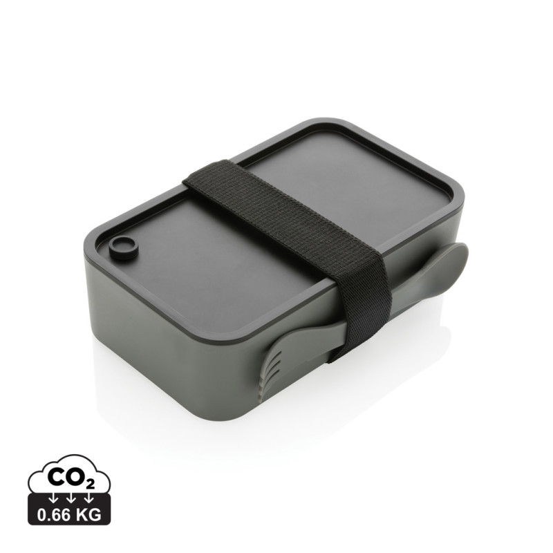 Grs recycled pp lunch box with spork - merchhouse.eu
